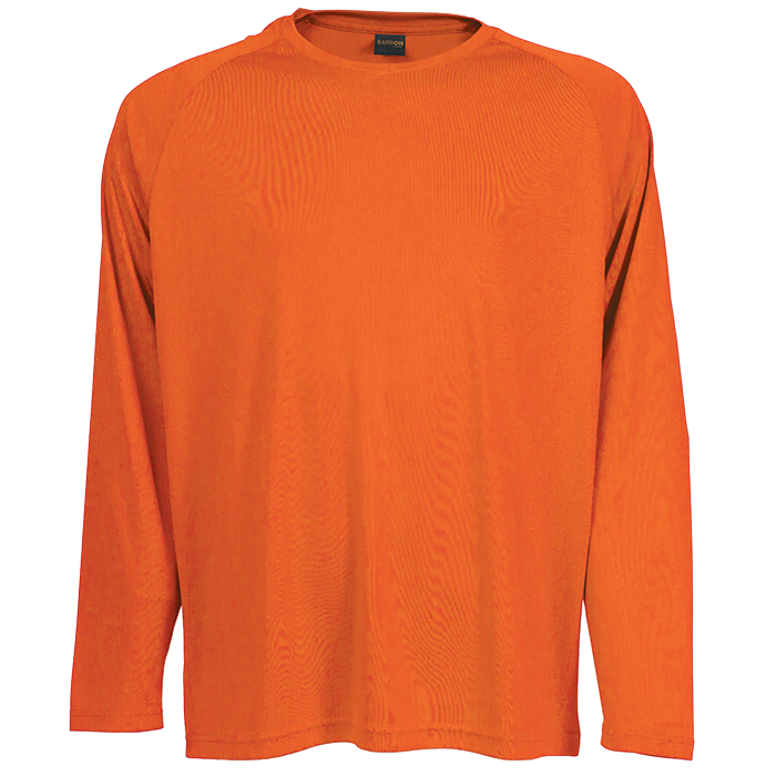 135g Long Sleeve Polyester T-Shirt (TSL135B) | Barron Clothing