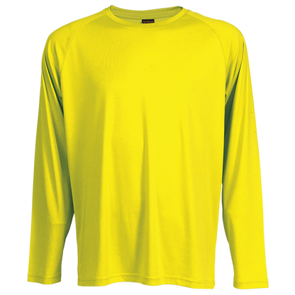 135g Long Sleeve Polyester T-Shirt (TSL135B) | Barron Clothing