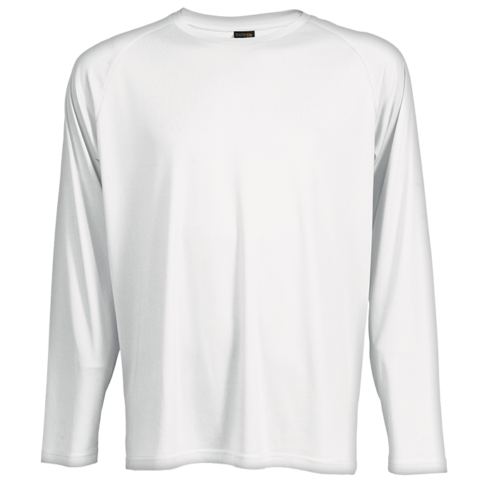 135g Long Sleeve Polyester T-Shirt (TSL135B) | Barron Clothing