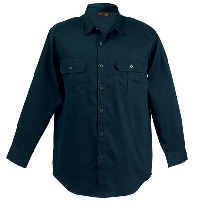 Bush Shirt Long Sleeve Mens | Barron Clothing