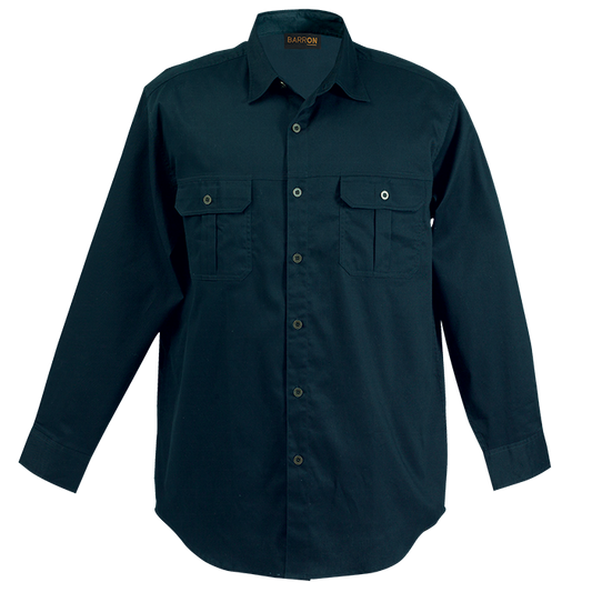 Bush Shirt Long Sleeve Mens | Barron Clothing