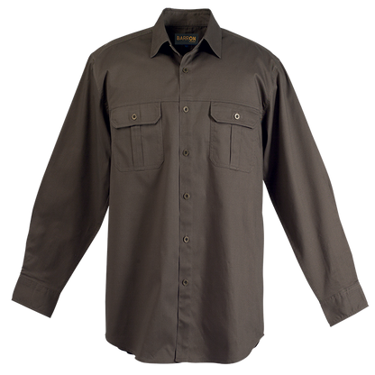Bush Shirt Long Sleeve Mens | Barron Clothing