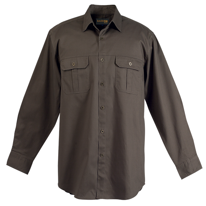 Bush Shirt Long Sleeve Mens | Barron Clothing