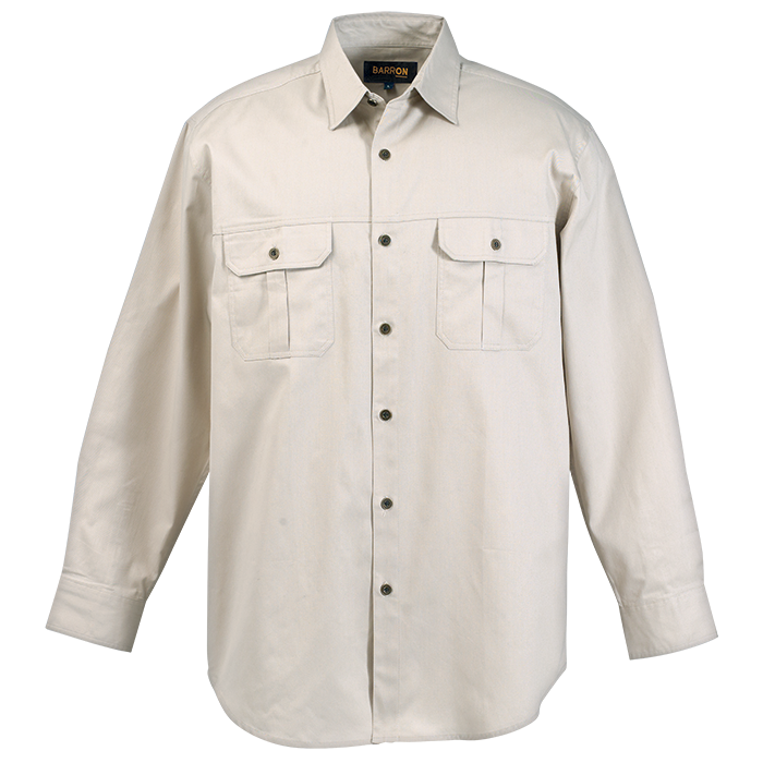 Bush Shirt Long Sleeve Mens | Barron Clothing