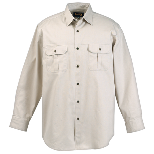 Bush Shirt Long Sleeve Mens | Barron Clothing