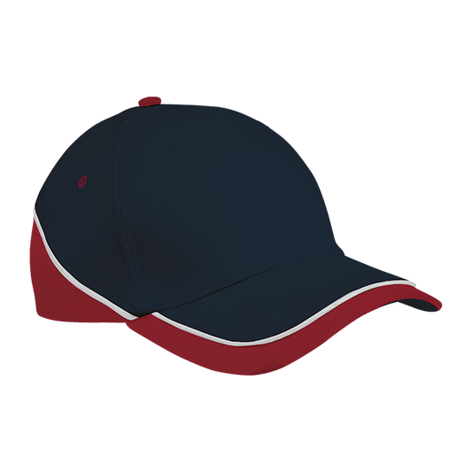 6 Panel Trio Cap-6 Panel Caps-Just Brand