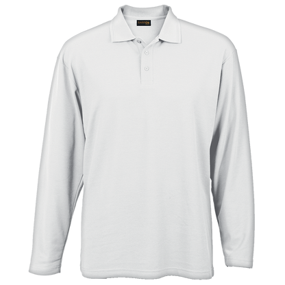 175g Pique Knit Long Sleeve Golfer Mens | Custom Branded & Personalised Corporate Clothing | Just Brand