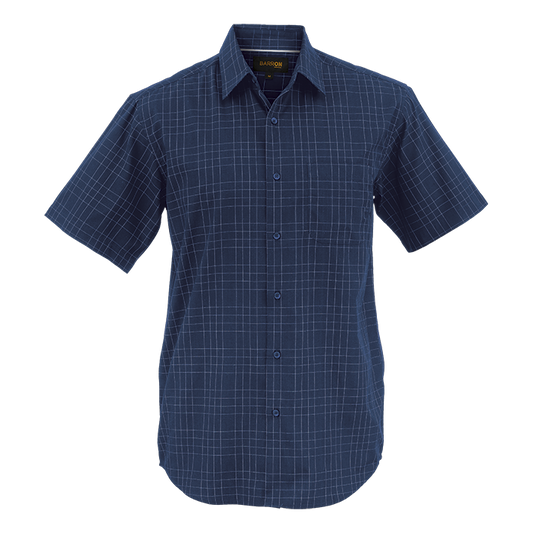Hamilton Check Lounge Short Sleeve Mens | Barron Clothing