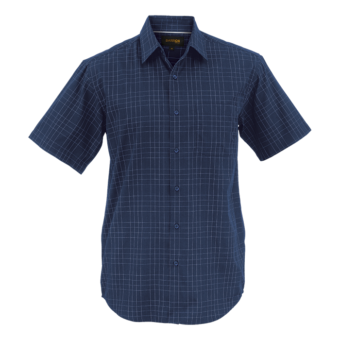 Hamilton Check Lounge Short Sleeve Mens | Apparel | Corporate clothing | Gift Wrap Shop