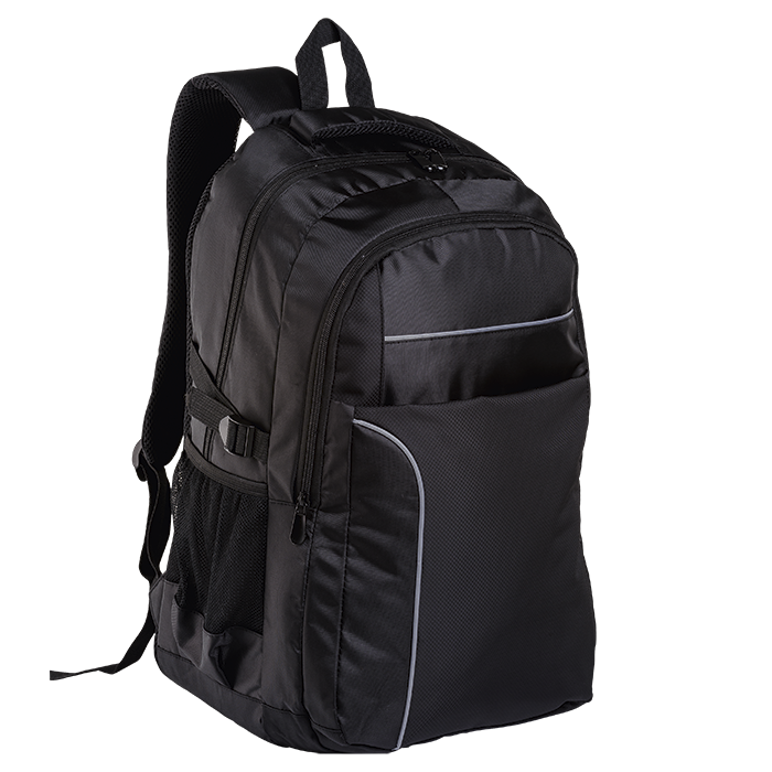 Curved Piping Backpack-Backpacks-Personalised Backpacks South Africa​-Just Brand