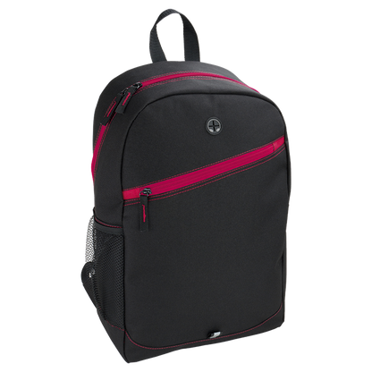 Backpack With Contrast Colour Diagonal Zip-Backpacks-Personalised Backpacks South Africa​-Just Brand