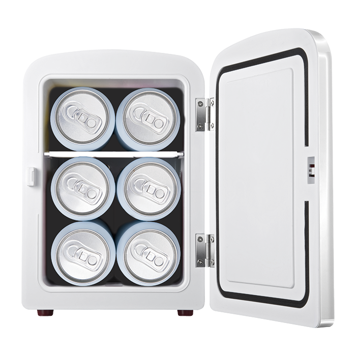 6 Can Mini-Fridge With Built In Bluetooth Speaker