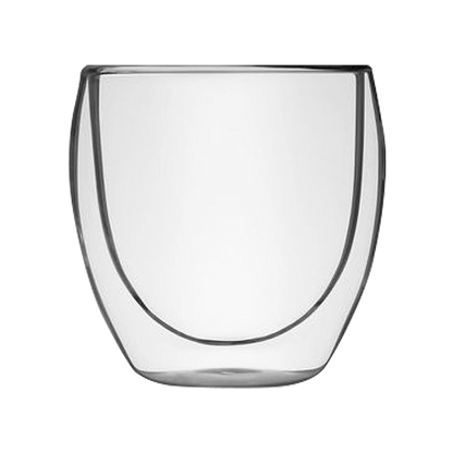 Elegant Double Wall Glass Mug in Gift Box