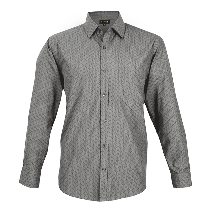 Claremont Lounge Shirt Long Sleeve Mens | Barron Clothing