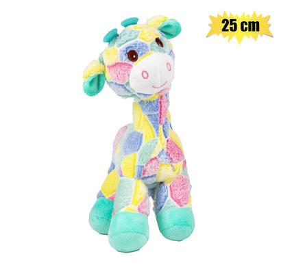 Besties Plush Wild Giraffe Colourful, 30cm