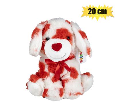 Besties Plush Love Dog With Heart Pattern 20cm