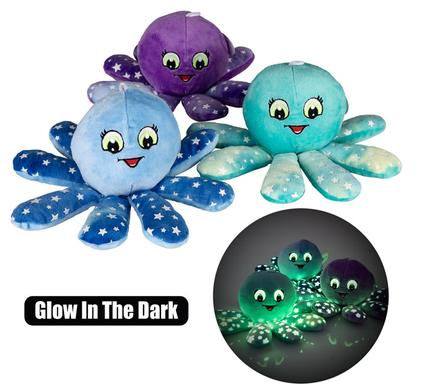 Besties Plush Ball Glow In Dark Octopus 10cm
