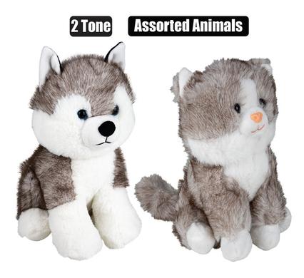 Besties Plush Two-Tone Cat/Dog 24cm Assorted