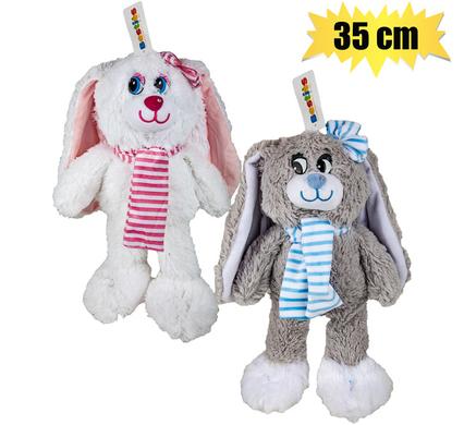 Besties Plush Bunny With Scarf 35cm Assorted