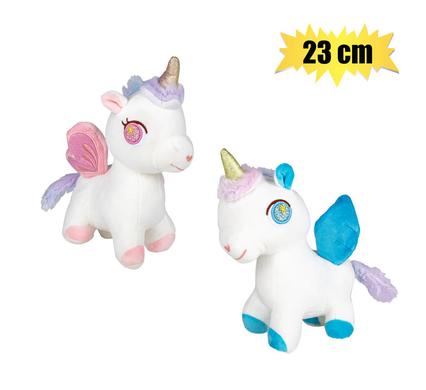 Besties Plush Unicorn Rainbow Hair With Wings 23cm