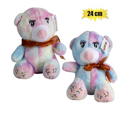 Besties Plush Bear Pastel With Animated Eyes 24cm