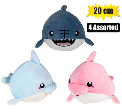 Besties Plush Sealife Animal Ball Assorted 20cm