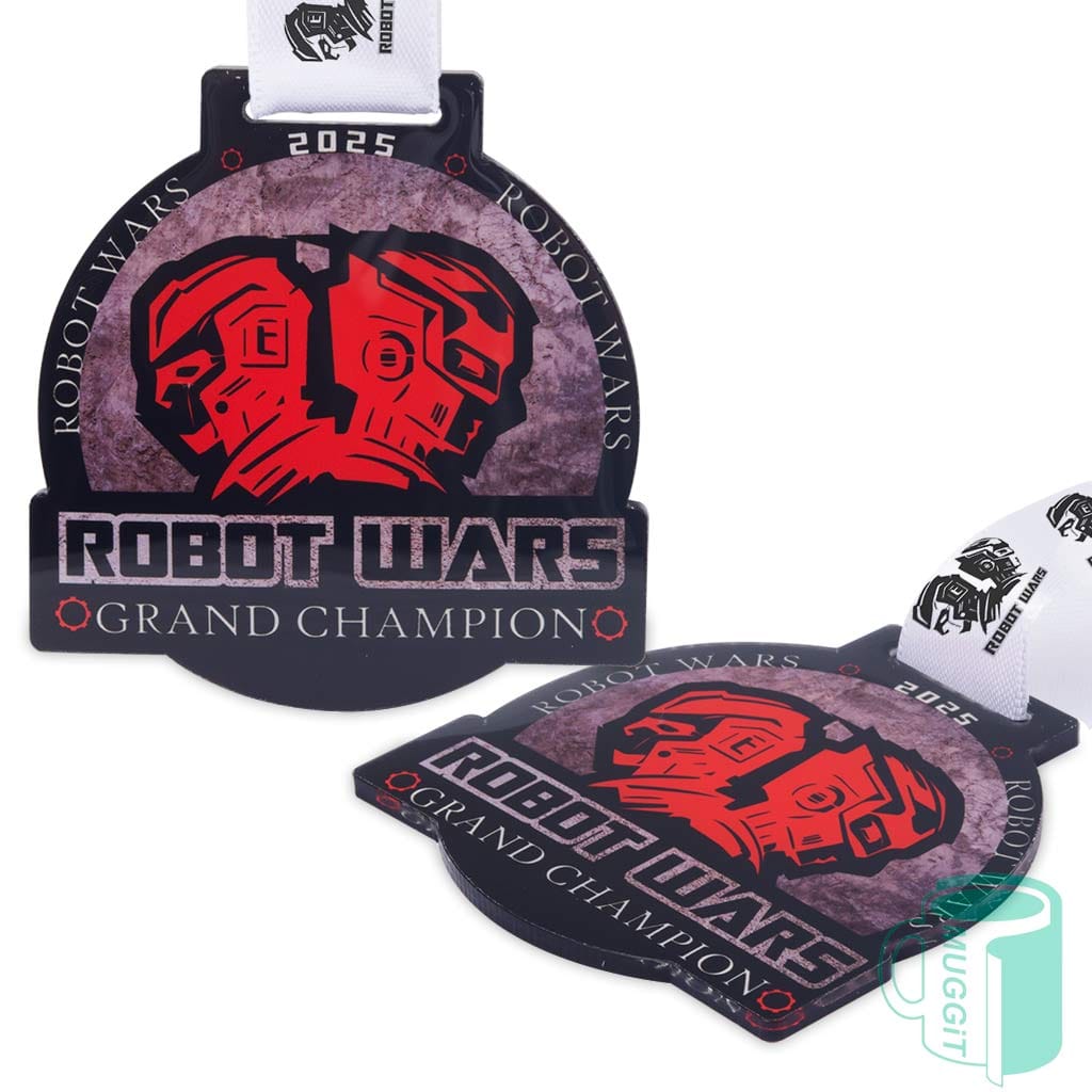 3D Medal Round Banner - Pack of 5 - product view 2