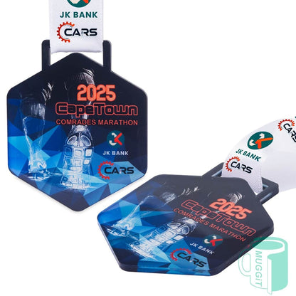 3D Medal Sublimer Diamond - Pack of 5 - product view 2