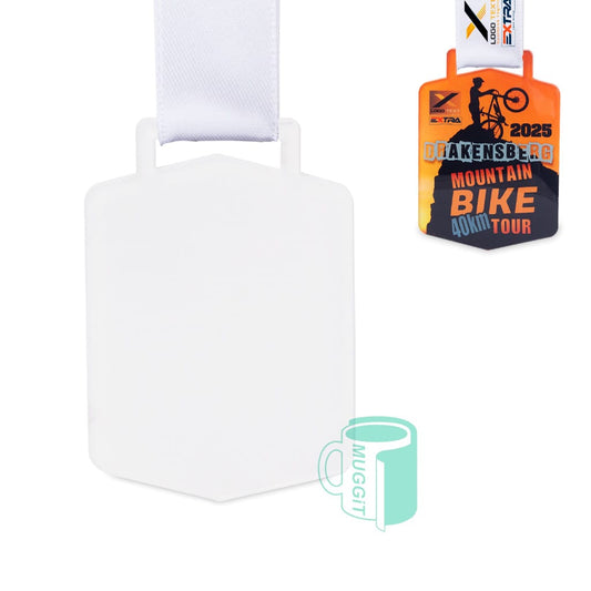3D Medal Sublimer Rectangular - Pack of 5 - product view 1