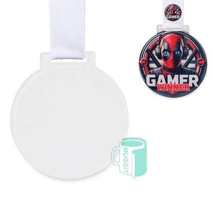 3D Medal Sublimer Round - Pack of 5 - product view 1