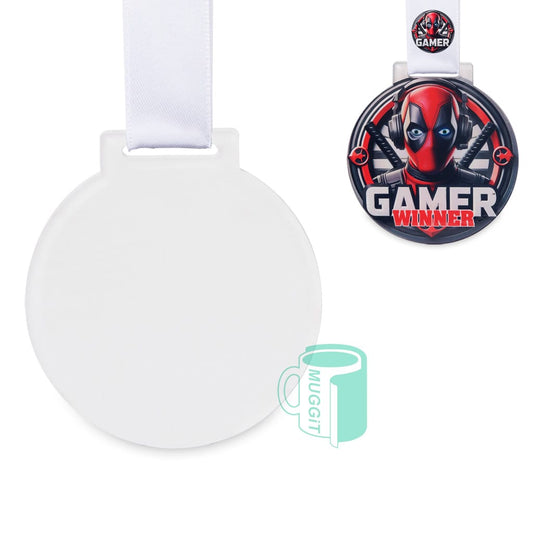3D Medal Sublimer Round - Pack of 5 - product view 1