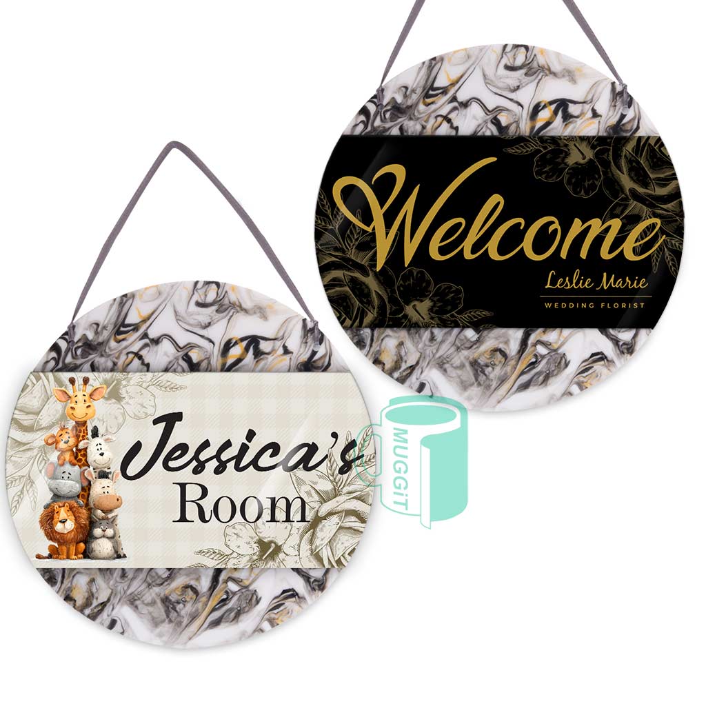 3D Sublimation Hanging Sign - product view 1
