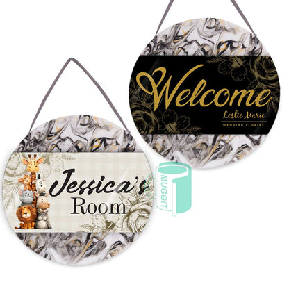3D Sublimation Hanging Sign - product view 1