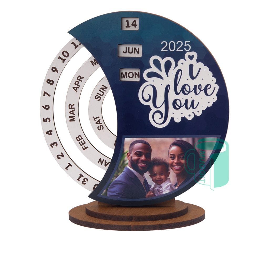 3D Sublimation Trophy Calendar - product view 2