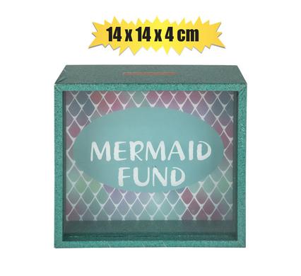 Money-Bank Mermaid Fund 14X14X4cm