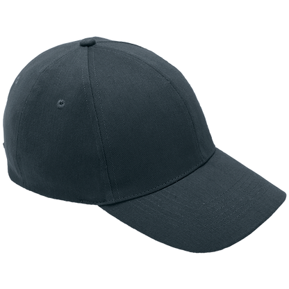 6 Panel Brushed Cotton Cap-6 Panel Caps-Just Brand