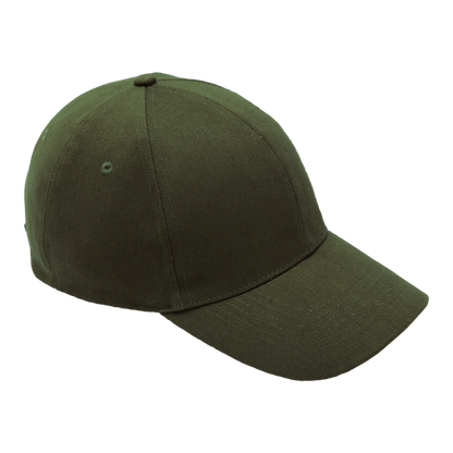 6 Panel Brushed Cotton Cap-6 Panel Caps-Just Brand