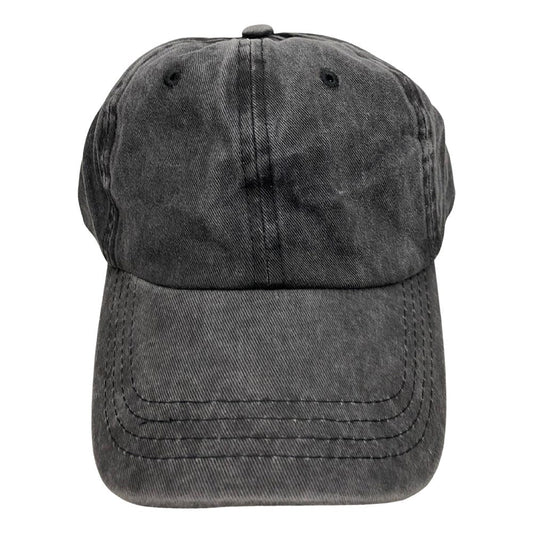 Stone Washed Cap | Grey