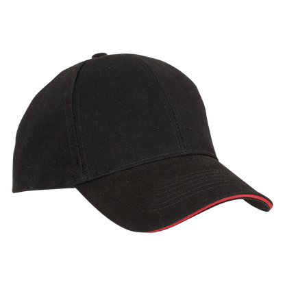 6 Panel Sandwich Peak Cap-6 Panel Caps-Just Brand