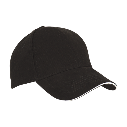 6 Panel Sandwich Peak Cap-6 Panel Caps-Just Brand
