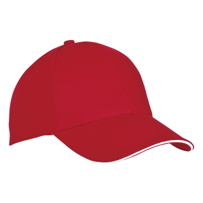 6 Panel Sandwich Peak Cap-6 Panel Caps-Just Brand