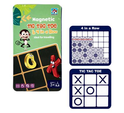 Game Magnetic 2In1 O'S/X'S & 4 In A Row