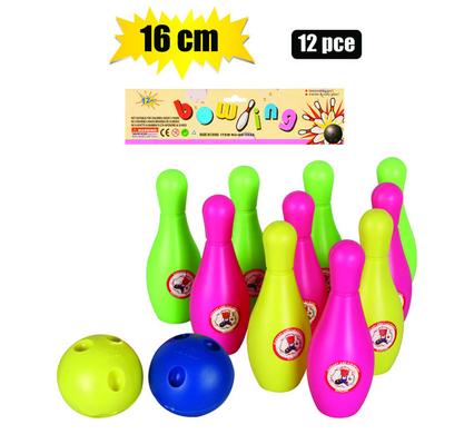 Game Bowling 16cm 12 Piece