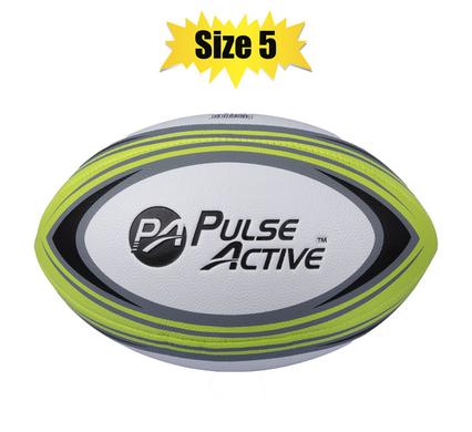 Pulse Active Ball Rugby Size-5 Rubber