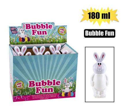 180ml bunny-shaped bubble toy, perfect for Easter party favors and corporate events.