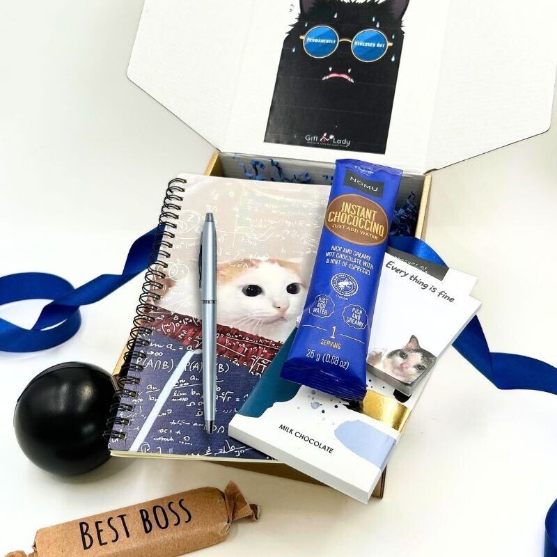 Always Stressed Boss Gift Box