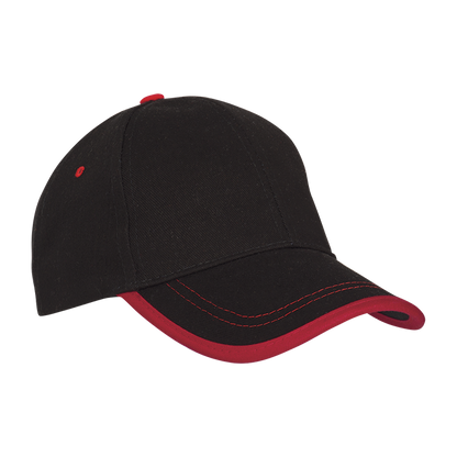 6 Panel Canvas Binding Cap-6 Panel Caps-Just Brand