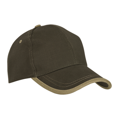 6 Panel Canvas Binding Cap-6 Panel Caps-Just Brand