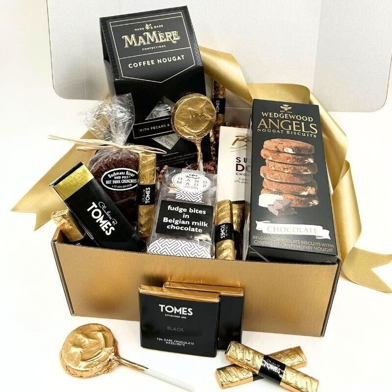 Black & Gold Birthday Gift Box