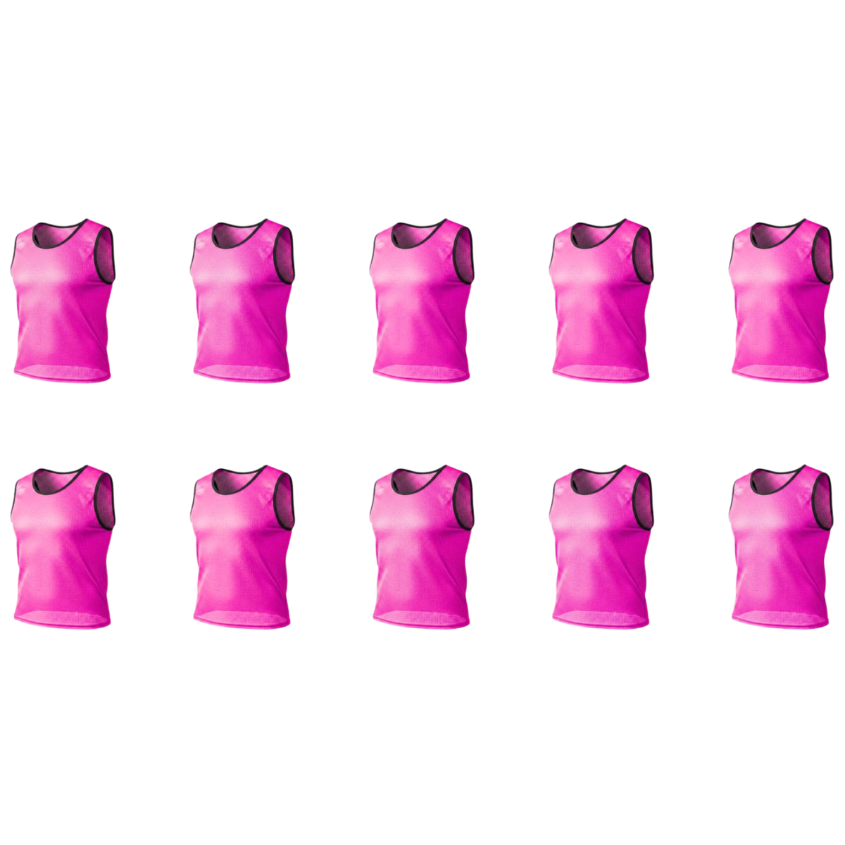 Grip Close End Bibs | Set of 10 | Pink